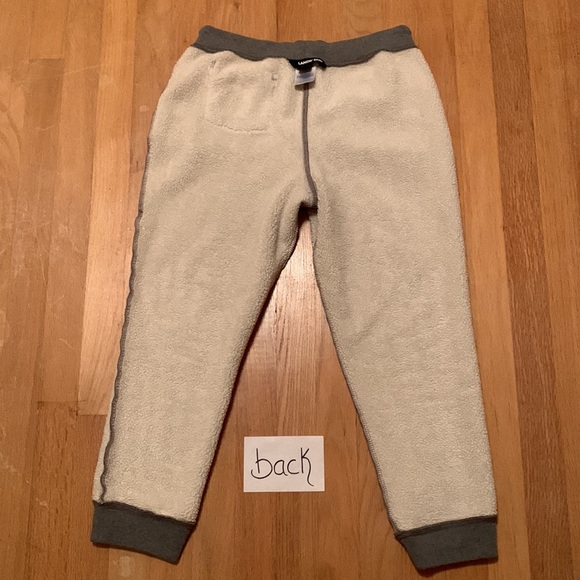 Lands End Youth Lined Sweatpants- Size M- Sherpa Fleece Lined- WARM! Grey Unisex - Picture 12 of 12